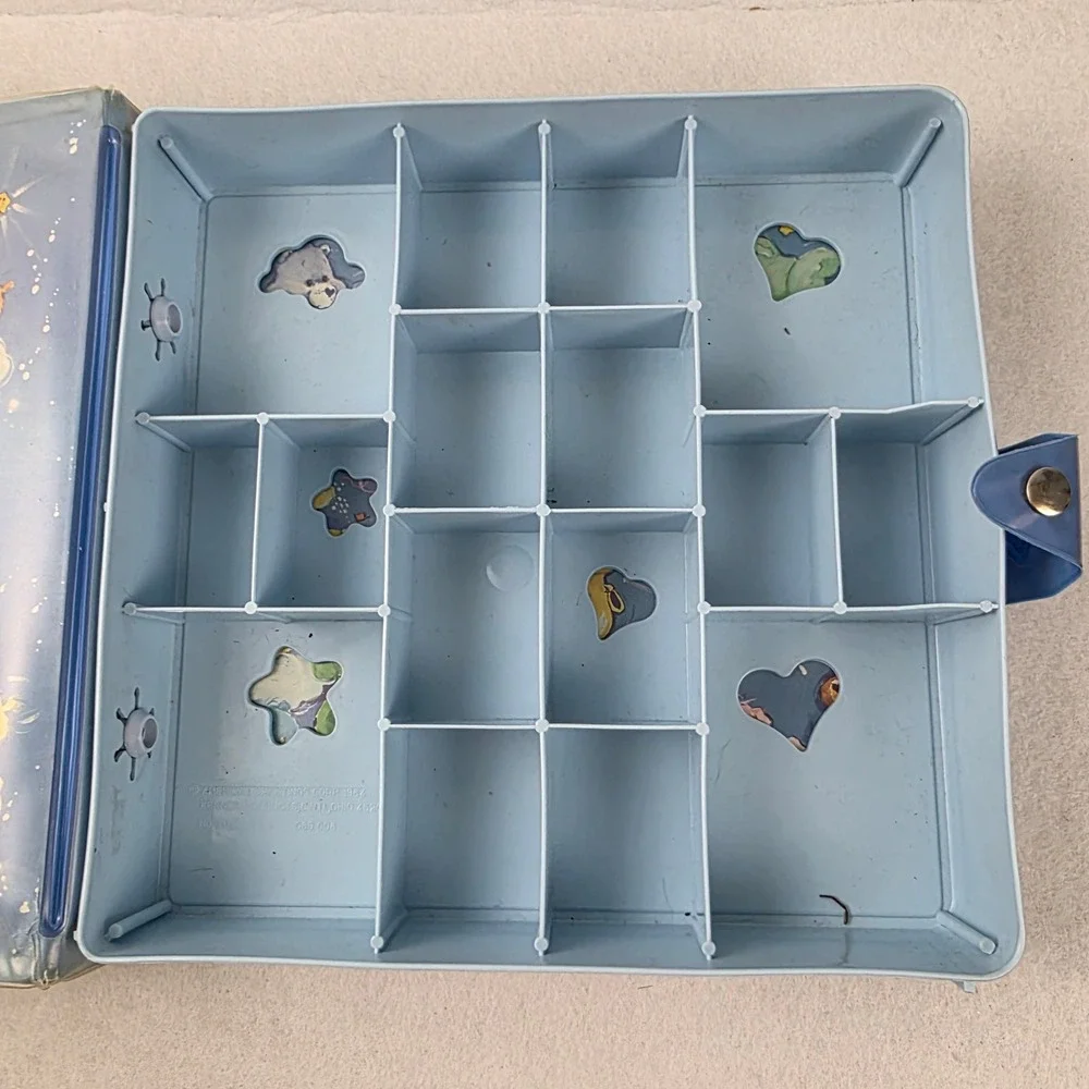 Vintage 1984 Kenner Care Bears Collector Carrying Case Storage Box Figures